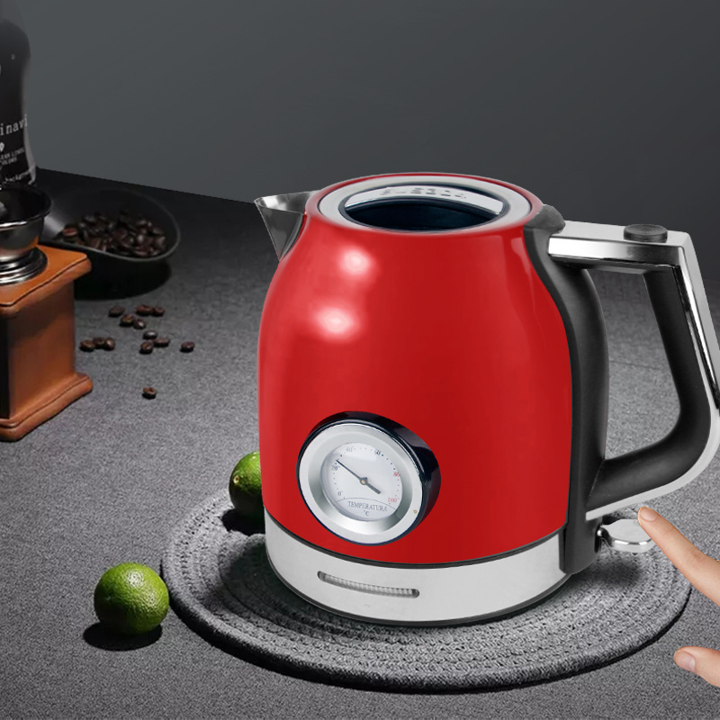 Excellent Red Hot Water Kettle Electric 1.8l electric kettle for hotel household commercial