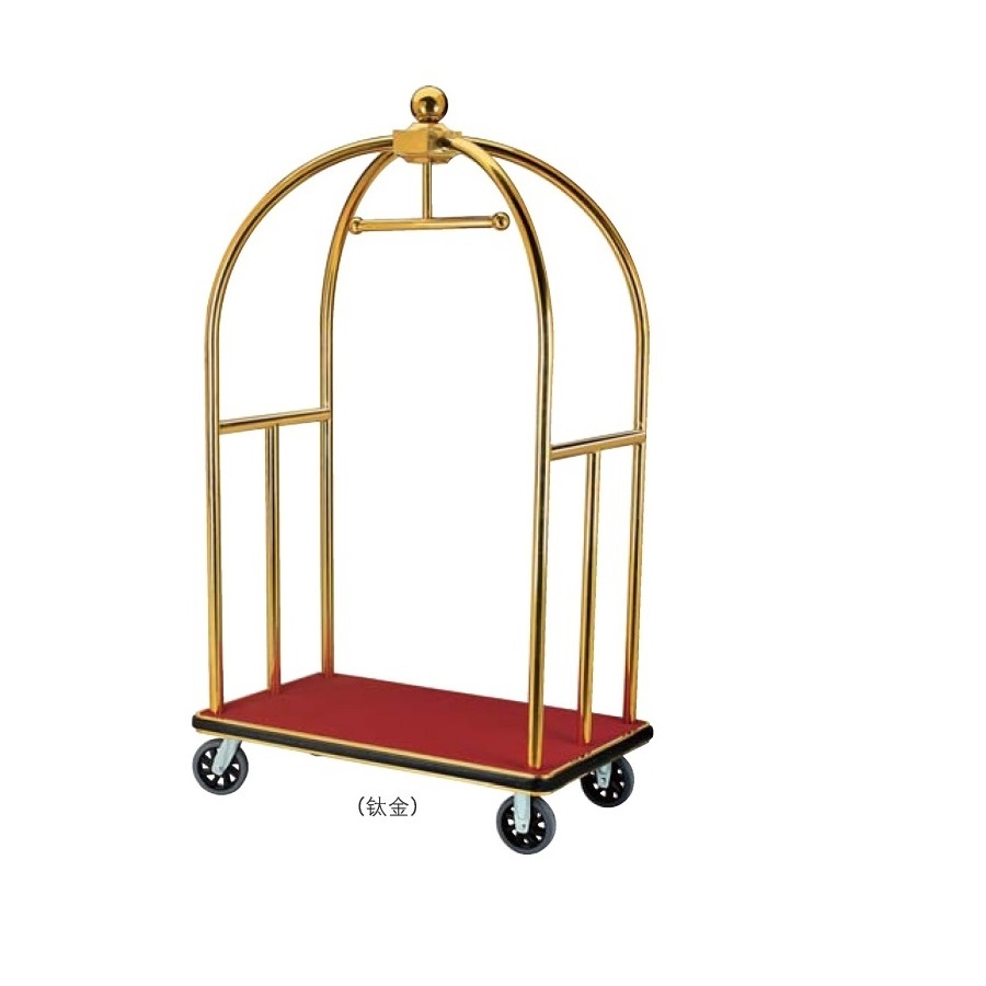 C008 Modern Design Hotel Lobby Trolley Service Hospitality Supplies Luggage Cart for Hotel