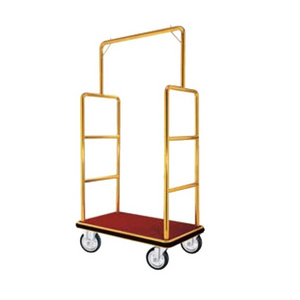 C008 Modern Design Hotel Lobby Trolley Service Hospitality Supplies Luggage Cart for Hotel