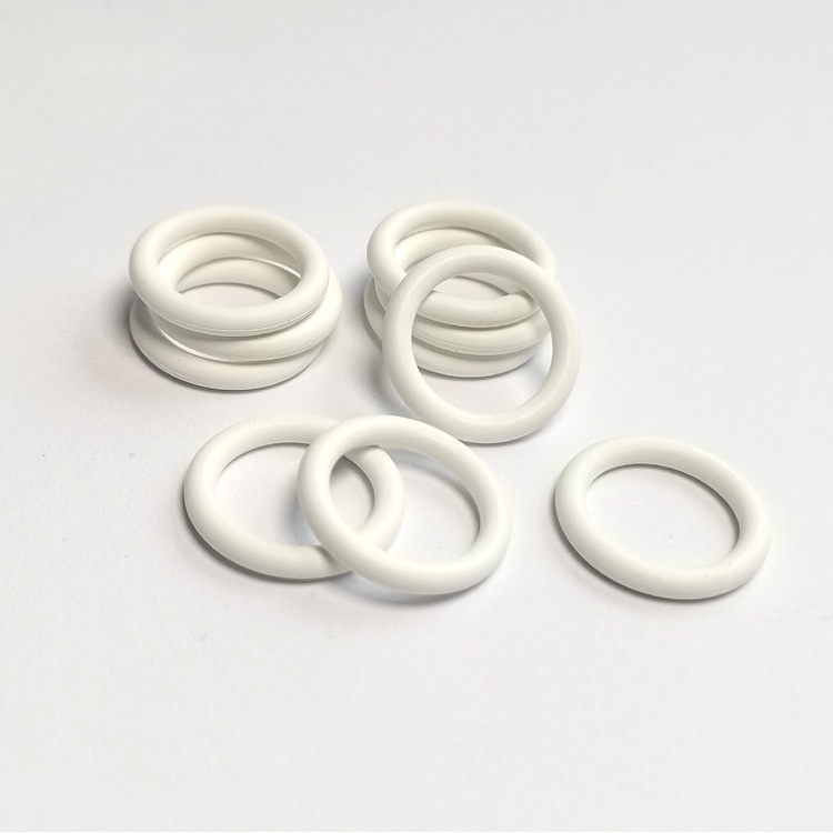 Food Grade White Fluorine Rubber O-Ring FDA Approved Seal Ring for Equipment & Lids