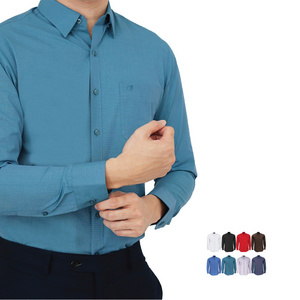 Finest Quality Long Sleeve Business Shirt A Perfect Blend of Convenience and Style Made with Microfiber