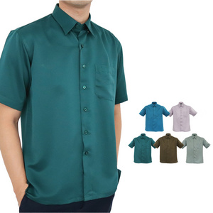 Hottest Price Formal Wears Business Short Sleeve Shirt Comes with A Handy Chest Pocket for Added Convenience