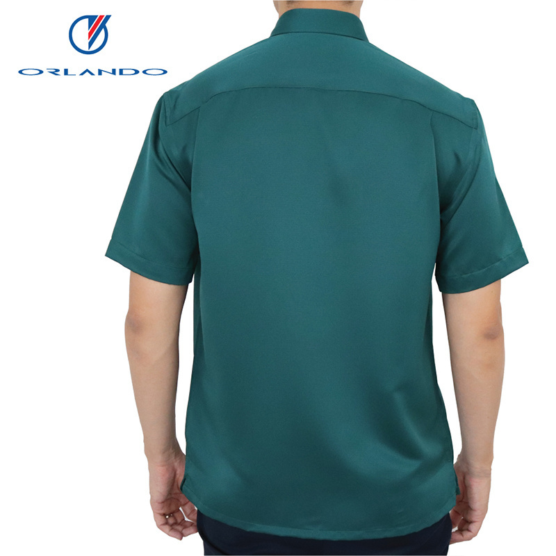 Hottest Price Formal Wears Business Short Sleeve Shirt Comes with A Handy Chest Pocket for Added Convenience