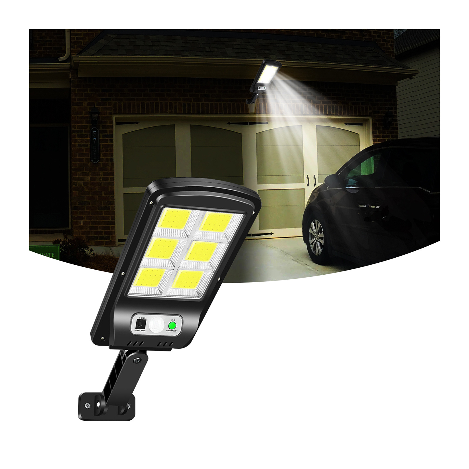 Orlite Hot Sale Solar Lights Outdoor Garden Waterproof IP65 Redesign 3 Lighting Modes COB/SMD Solar Wall Lights