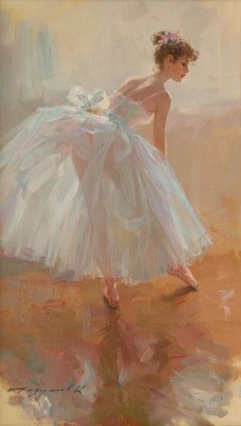 Beautiful girl Paintings Ballet Dancer Pictures Hand Painted Abstract Oil Painting On Canvas Wall Art For Living Room Home Decor