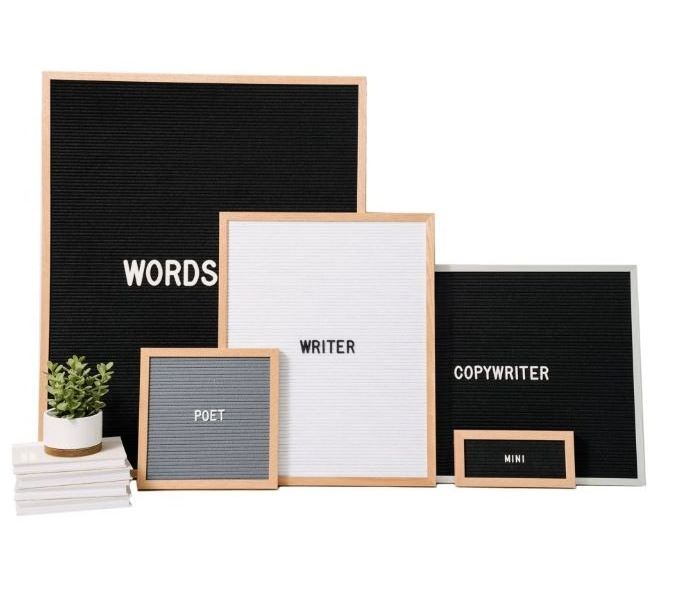 Black Felt Letter Board 10