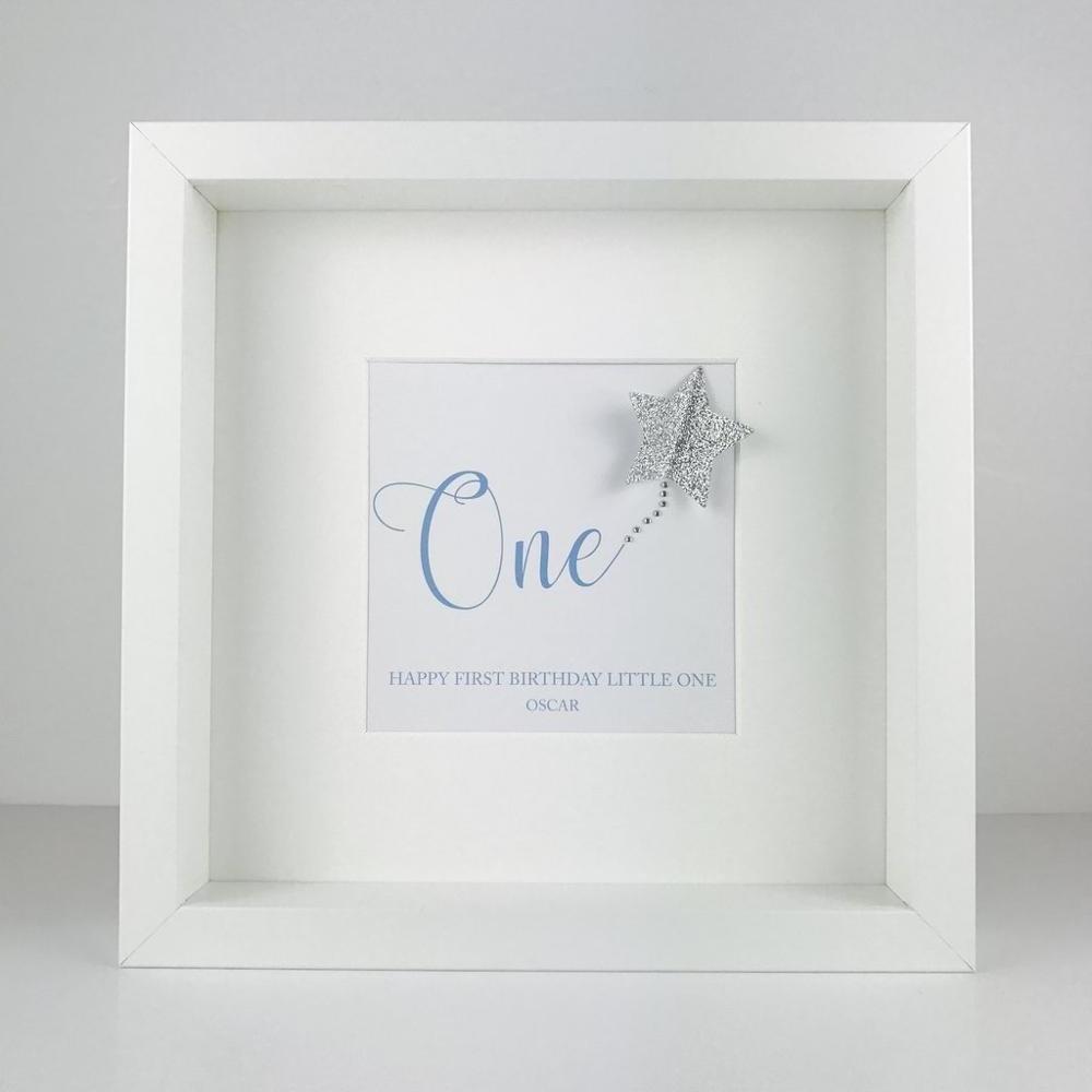 Handmade personalised  picture home decor wall art shadow box frame