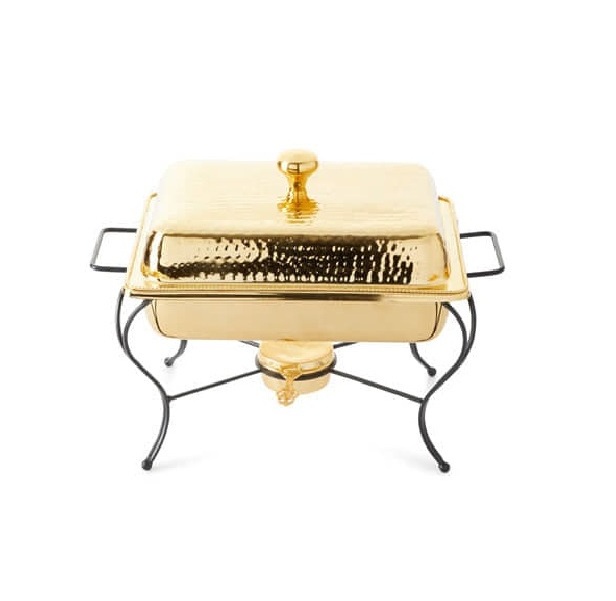 Brass Plated Antique Food Warmer Chafing Dish