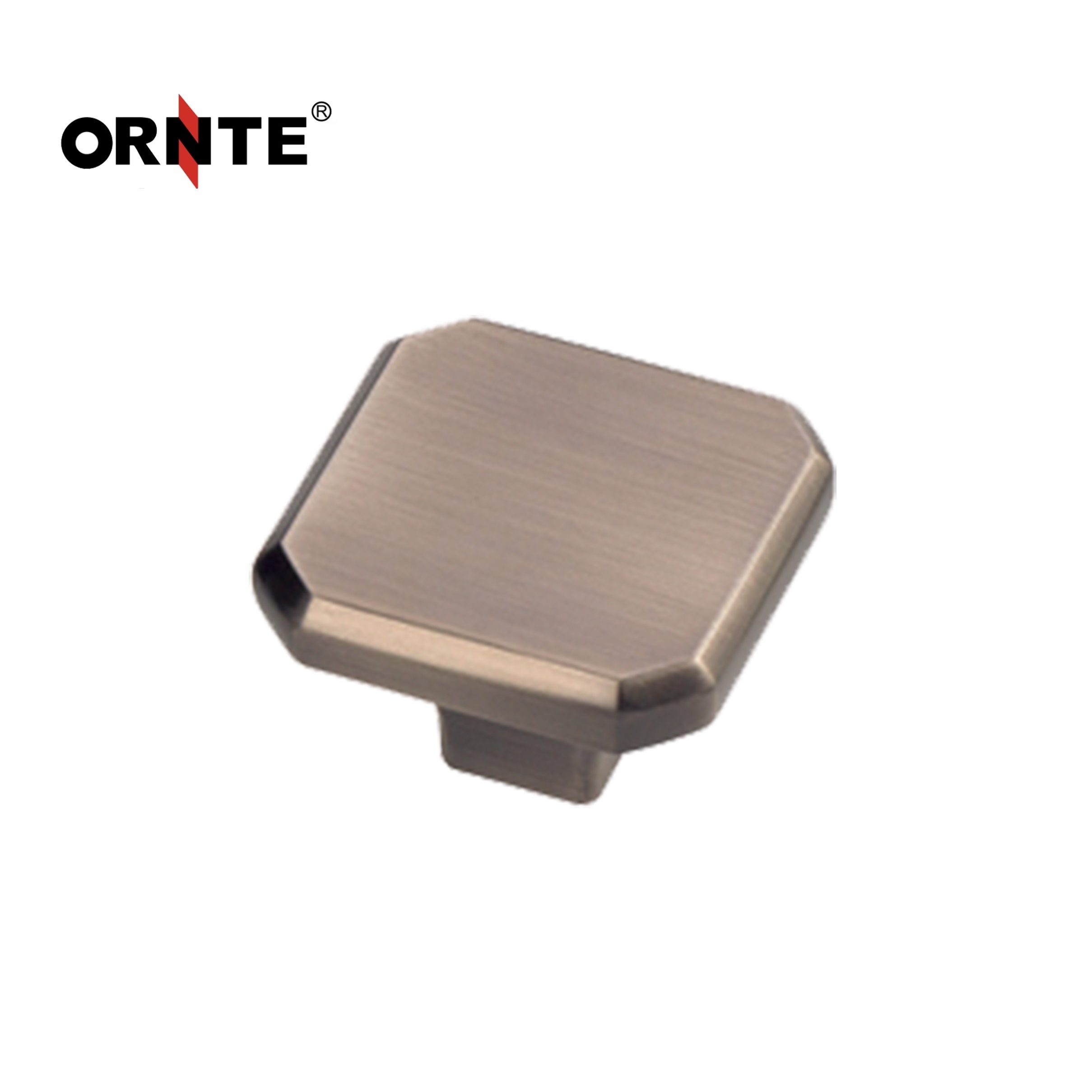 ORNTE Modern Brushed Nickel Gold Black Zinc Alloy Furniture Pulls Kitchen Cabinet Handles