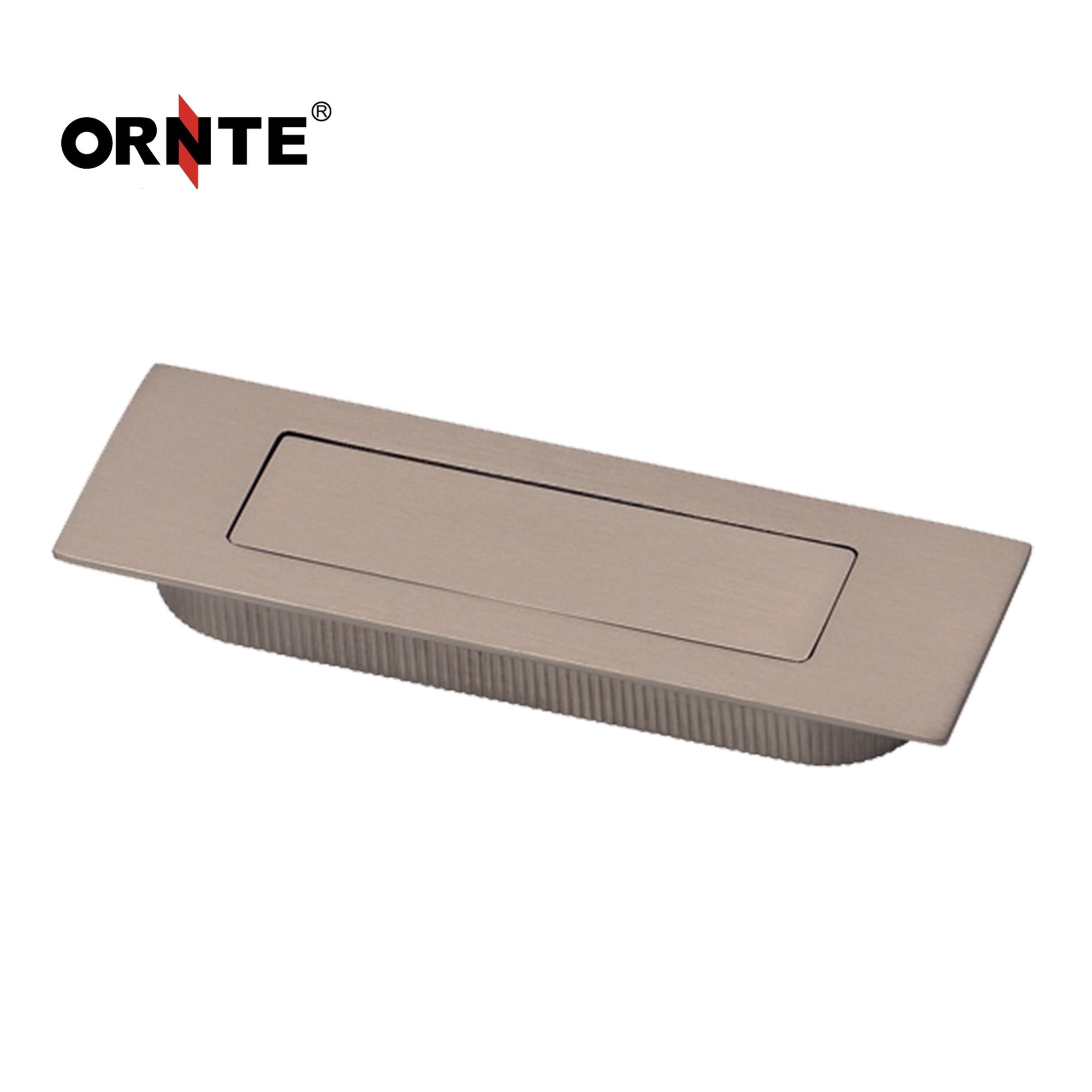 ORNTE Zinc Hidden Drawer Handle Bedroom Concealed Furniture Hardware Cabinet Pull And Hidden Handle