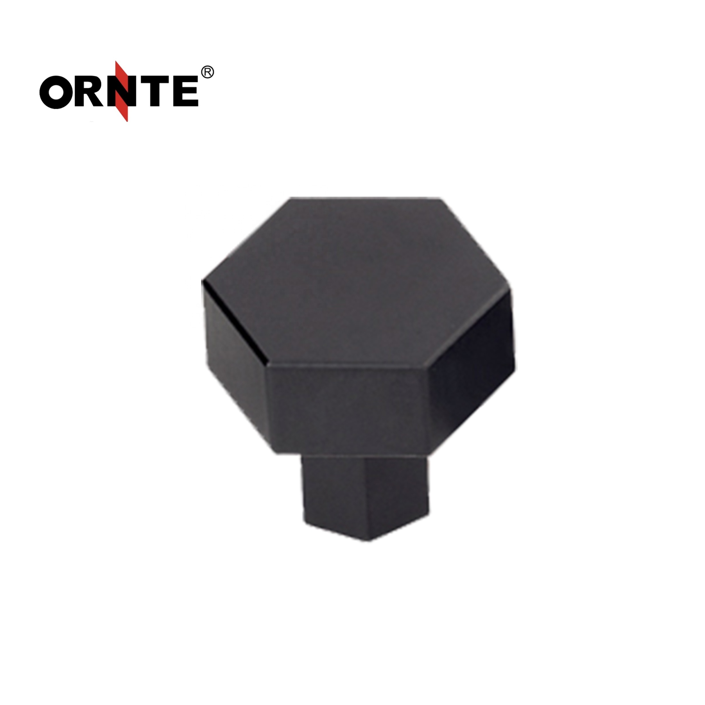 ORNTE Aluminium Alloy Pulls Furniture Hardware Kitchen Cabinet Cupboard Dresser Wardrobe Drawer Door Black Modern Pull Handles