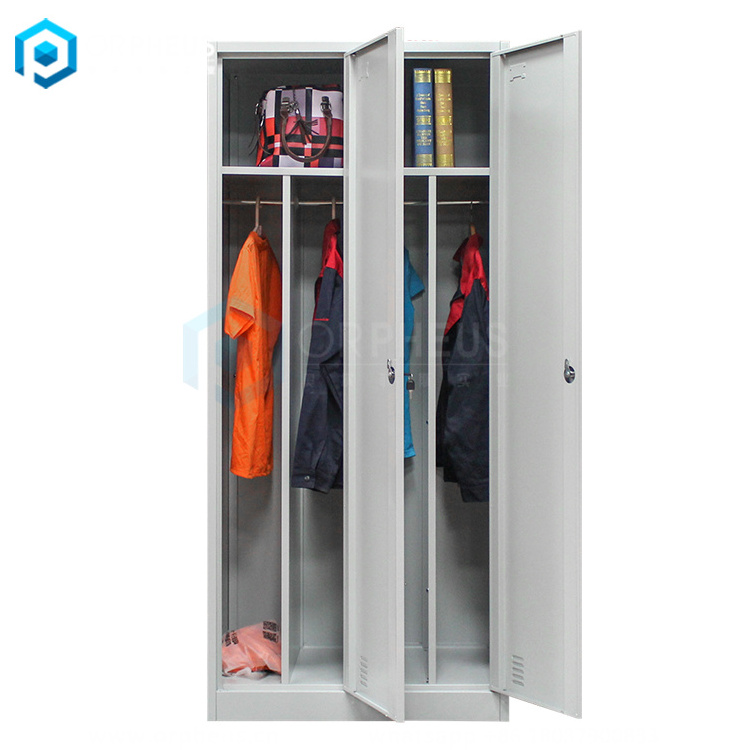 Dressing Room locker single door Janitors personal janitorial cupboard Metal clean dirty cabinet