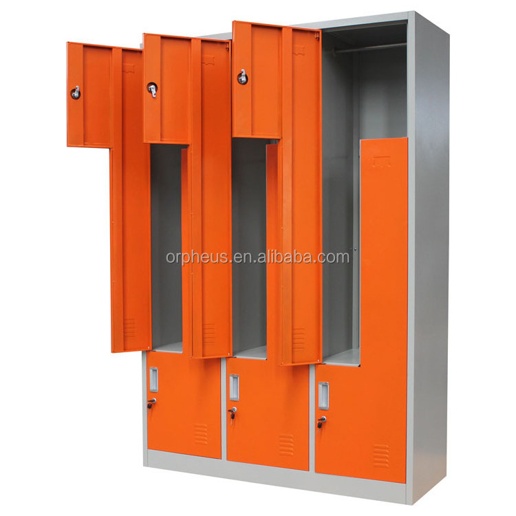 L Shape Closet organizer OR-CZA002 CKD L&Z Athletic Steel Closet Gym Locker