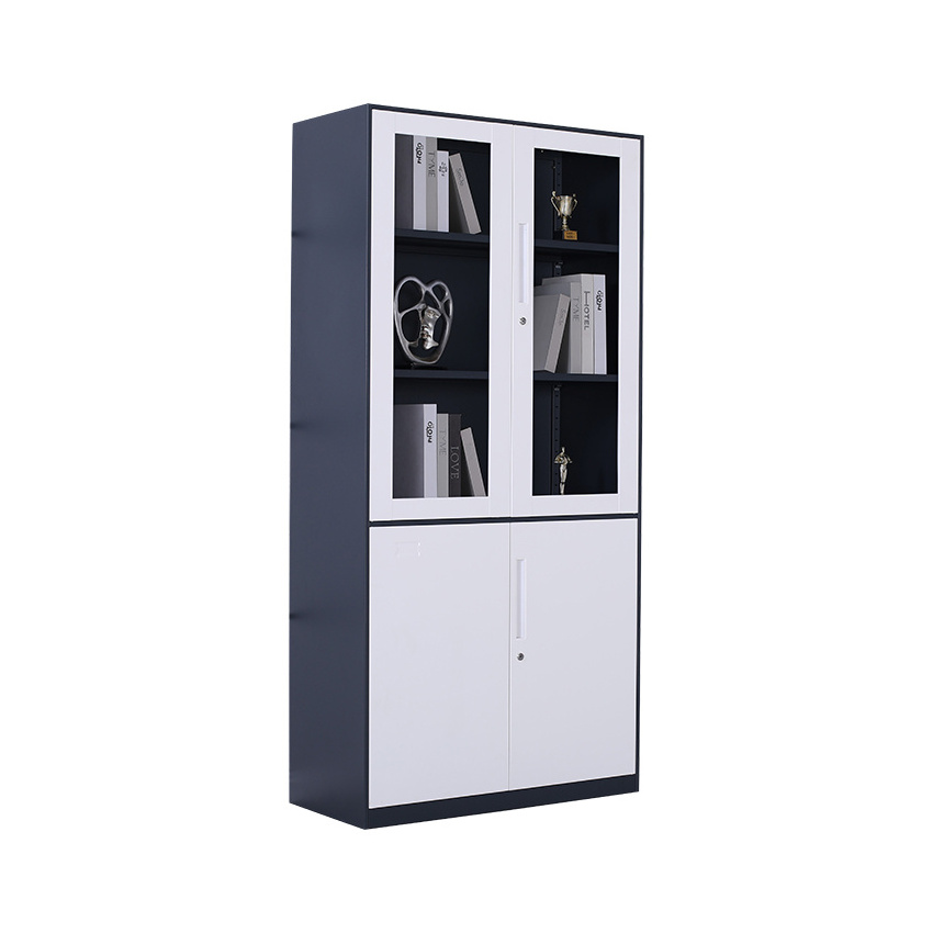 Factory Wholesale Metal Filing Cabinets Office Steel Storage Cabinets with 4 Door Lockers