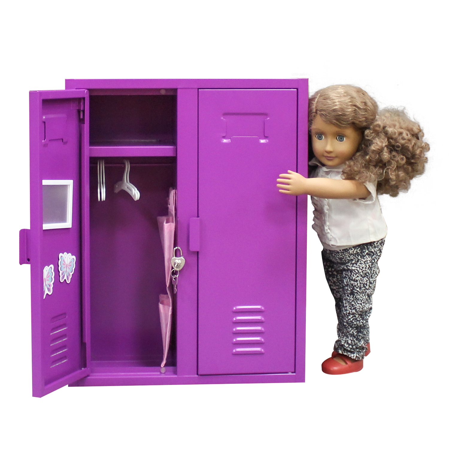 American Modern Fashion Home Metal Creative Children's Toy girls Mini Storage Locker