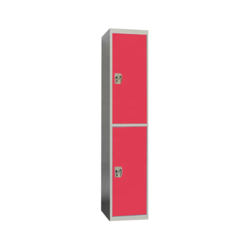 Custom Modern Design Steel Closet 2 Door Locker Bedroom Gym School  Red Metal Wardrobe