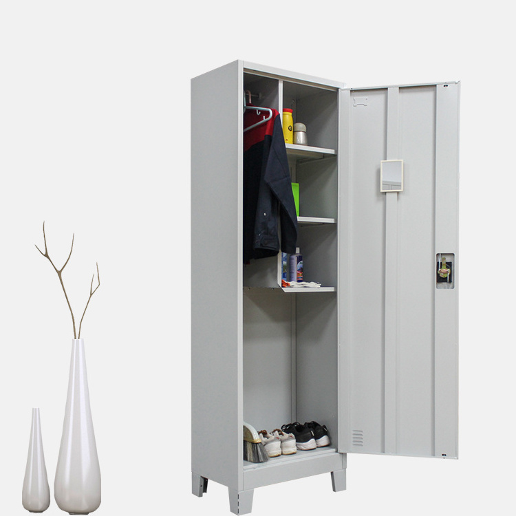 Factory Direct Sales Lockable Broom Outdoor Storage Cupboard Metal Office Furniture