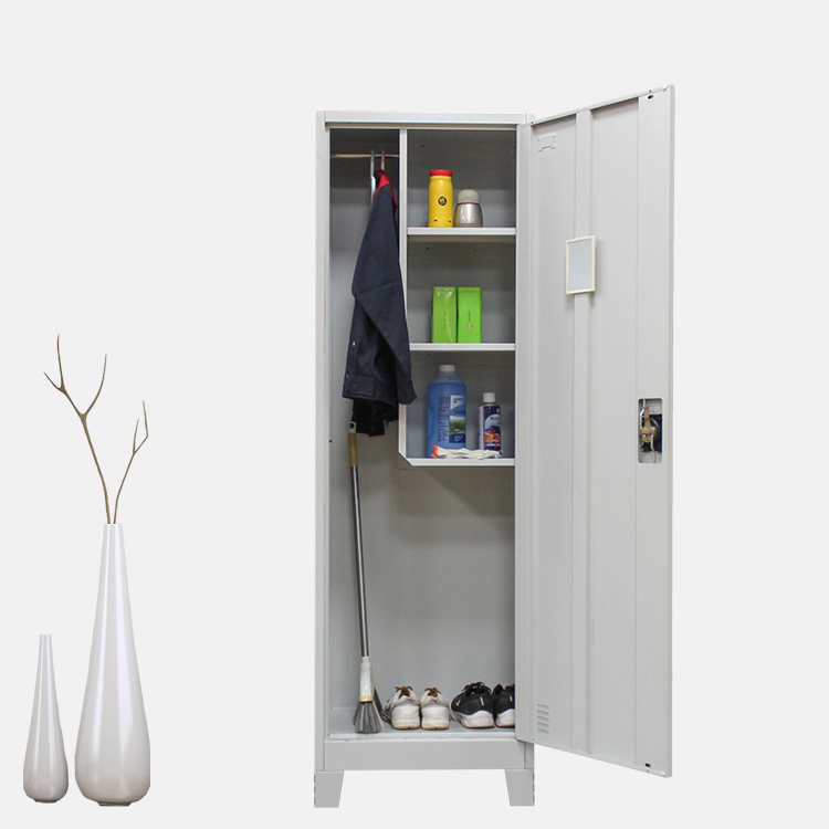 Factory Direct Sales Lockable Broom Outdoor Storage Cupboard Metal Office Furniture