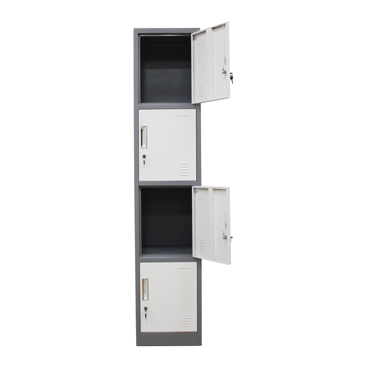 Steel Disassemble Locker Four Doors Narrow Side Staff Bathroom Dormitory Change Cabinet