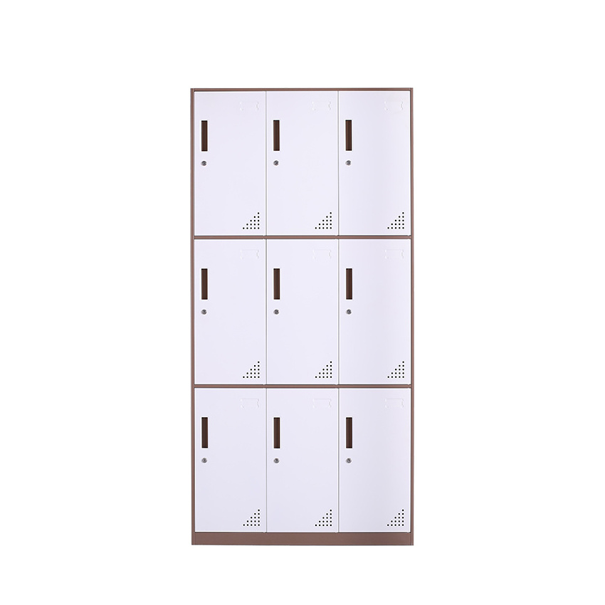 Narrow Edge Steel Office Locker School Gym Modern Design Bedroom Furniture Wardrobe Storage Cabinet With Cheap Price