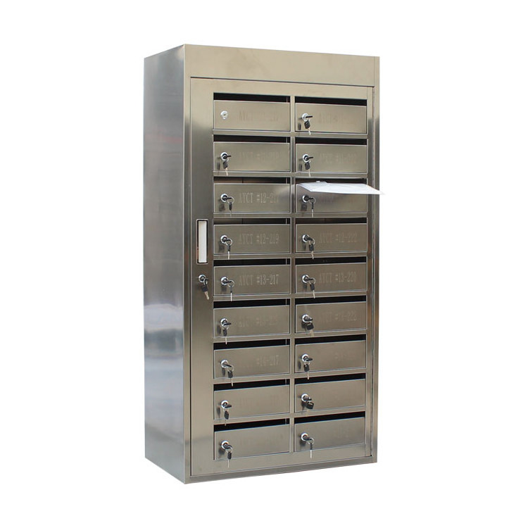 American Mailer storage USPS Post Service Apartment Stainless Steel Letter Box