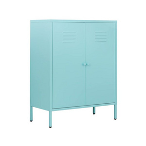 Nordic Style Exquisite Home Furniture Durable Metal Storage Cabinet Sideboard Cabinet with 2 Swing Doors