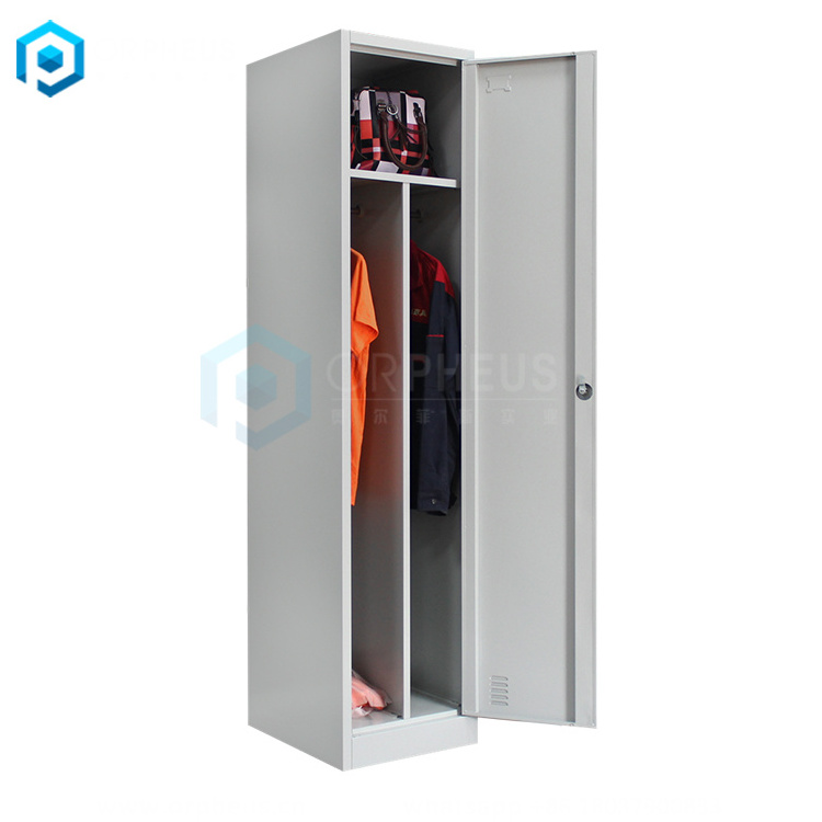 Dressing Room locker single door Janitors personal janitorial cupboard Metal clean dirty cabinet