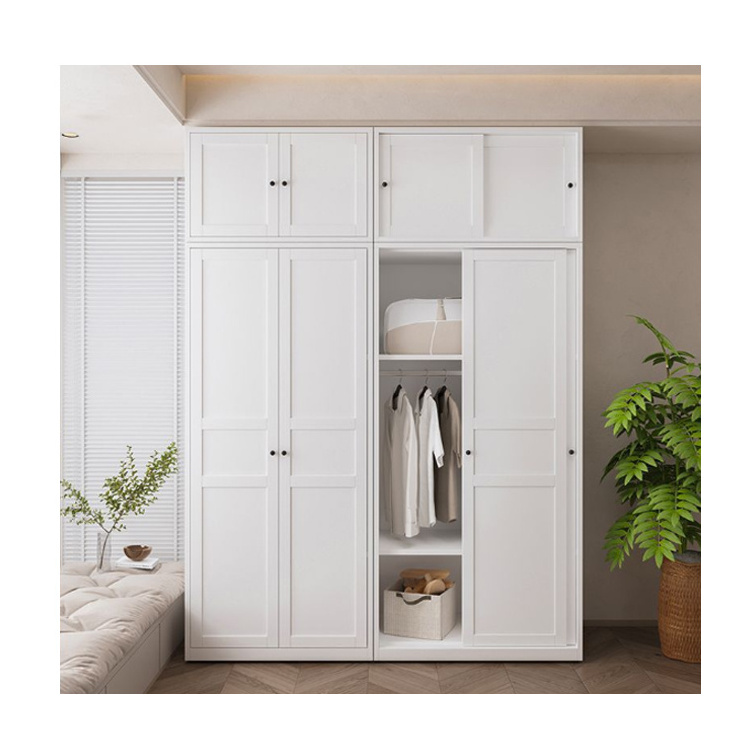 Iron Home Furniture Bedroom Wardrobe Good Looking Storage Clothes Wardrobe