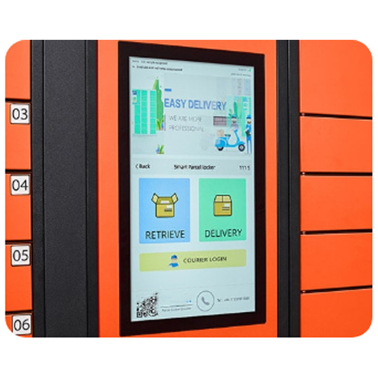 Metal Outdoor Intelligent Parcel Delivery Lockers 24/7 Parcel Locker