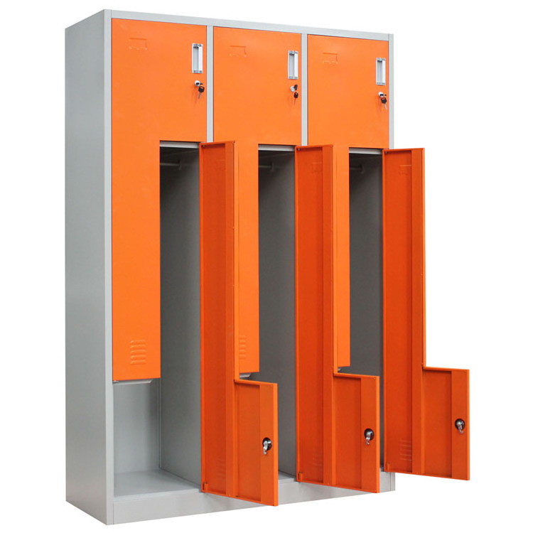 L Shape Closet organizer OR-CZA002 CKD L&Z Athletic Steel Closet Gym Locker