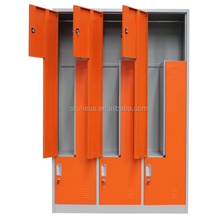 L Shape Closet organizer OR-CZA002 CKD L&Z Athletic Steel Closet Gym Locker