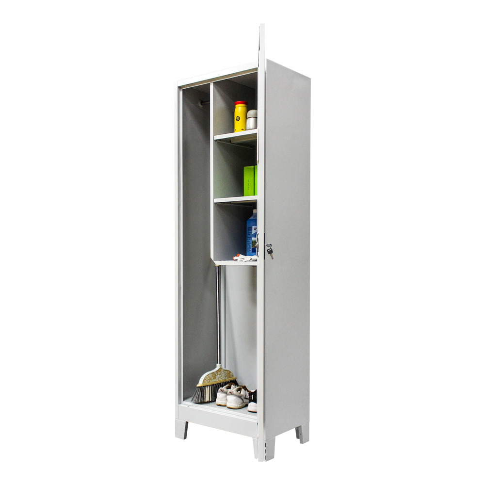 Steel Cleaning School Company Hygiene Supplies Locker Mop Broom Cleaning Tools Storage Cabinet