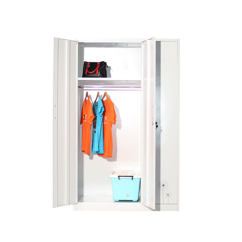 Metal Steel Household Furniture 3 Bedroom lemari baja  Printed Locker Gym Changing Room wardrobe