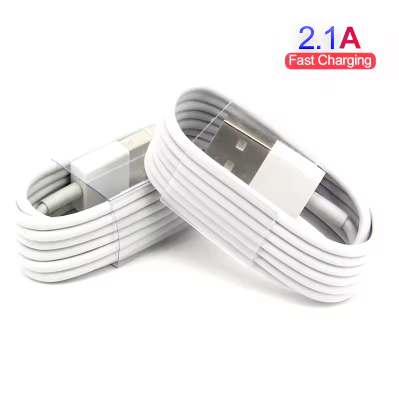 High Quality 2.1A Fast Charging Usb Data Sync Data Cable for iPhone 6 7 8 X XS Ladekabel With Box