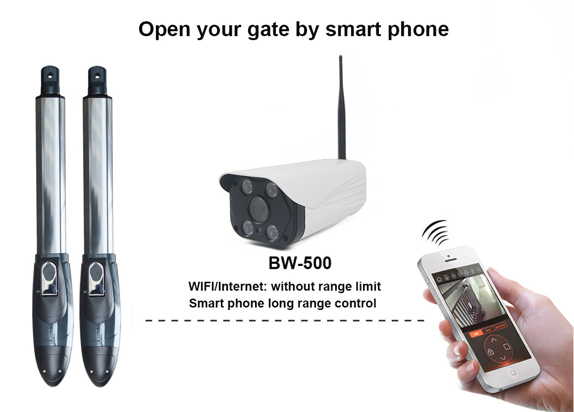 500KG Automated Kits Dual Operator Double Arm Swing Gate Opener