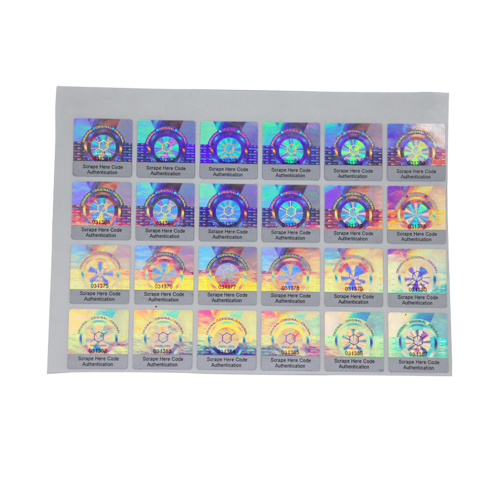 Orshang Exclusive Custom Holographic Vinyl Sticker Reflective Holographic Anti-counterfeiting Sticker