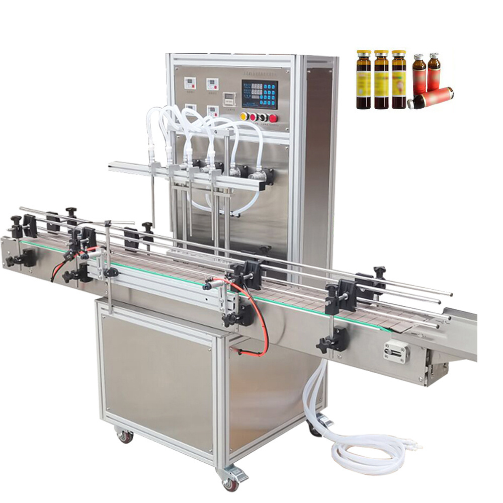 Red Wine Bottle Filling And Capping Machine High Viscosity Liquid Bottled Syrup Oral Liquid Filling Machine