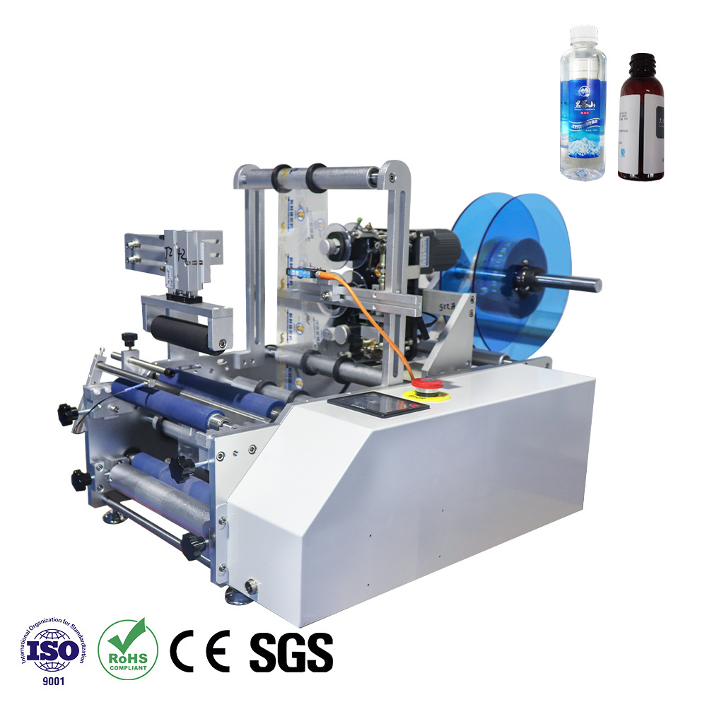 Orshang Semi-automatic Vial Labeling Machine Round Bottle Automatic Labeling Machine Water Bottle Labeling Machine