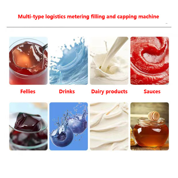 Red Wine Bottle Filling And Capping Machine High Viscosity Liquid Bottled Syrup Oral Liquid Filling Machine