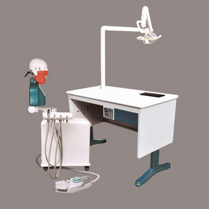 dental lab technician table used dental workstation with micromotor link steel tap