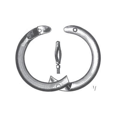 Top Quality Bull Nose Ring Veterinary Instruments in Stainless Steel Custom logo Bull Nose Ring For Sale Noos Ring Veterinary