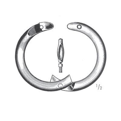 Top Quality Bull Nose Ring Veterinary Instruments in Stainless Steel Custom logo Bull Nose Ring For Sale Noos Ring Veterinary