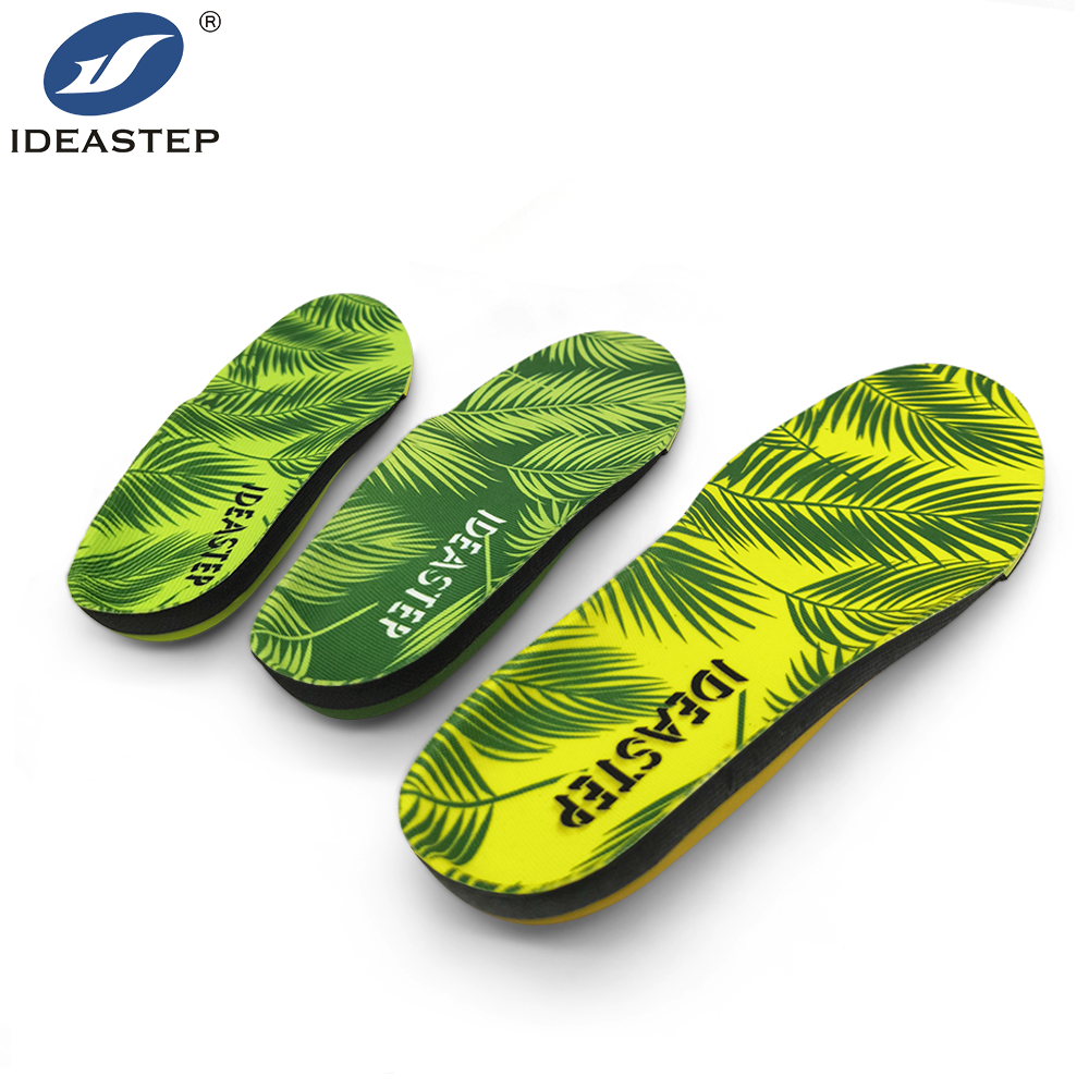 IDEASTEP Green Outer PP Shell Rigid Arch Shoe Sheet Inserts Normal Arch Support China Manufacturer Podiatry Shoe EVA Insoles