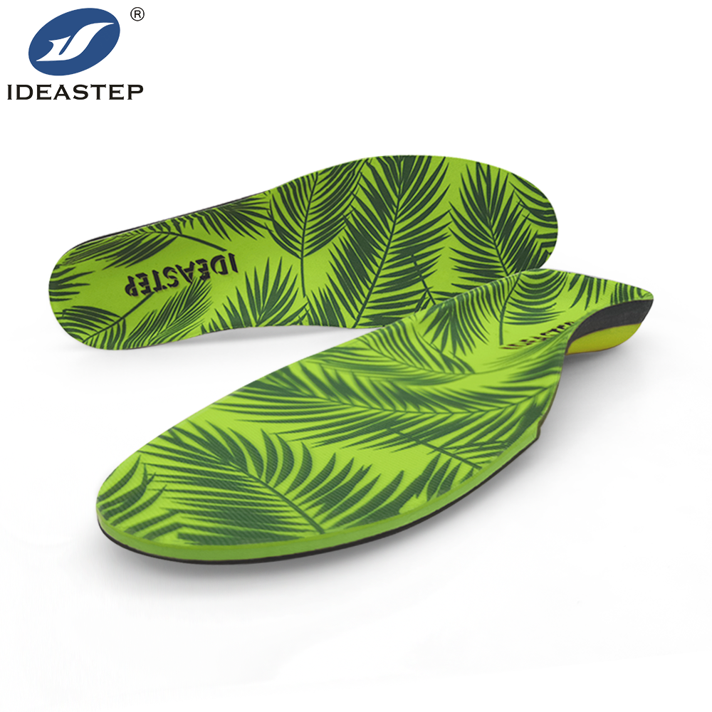 IDEASTEP Green Outer PP Shell Rigid Arch Shoe Sheet Inserts Normal Arch Support China Manufacturer Podiatry Shoe EVA Insoles