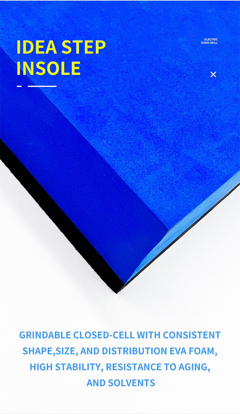 Ideastep Custom High Quality Laminated Orthotics EVA Foam Plate Foam Blank for Orthopedic Insoles sheet with EVA