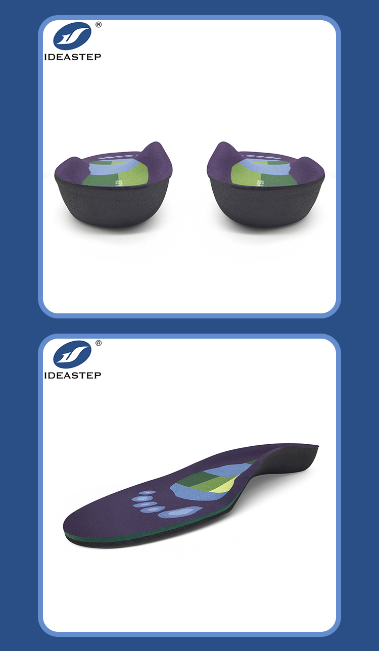 IDEASTEP Shock Absorption Foam PP Shell Arch Support Base Big Shoes Weight Bottom Cushioning Felt Comfortable EVA Insoles