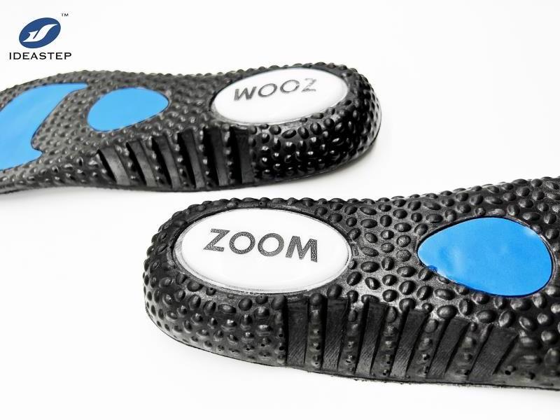 Ideastep Polyurethane Sports shoes Insole shock absorption foot cushions pain relief PU TPU Poron air cushion insole