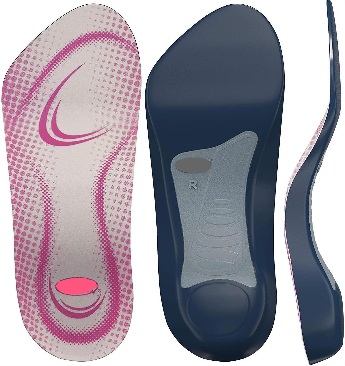 Hot Selling 3/4 Heel Arch Support Removable EVA Sports Orthotic Shoe Insoles  for Painful Heel