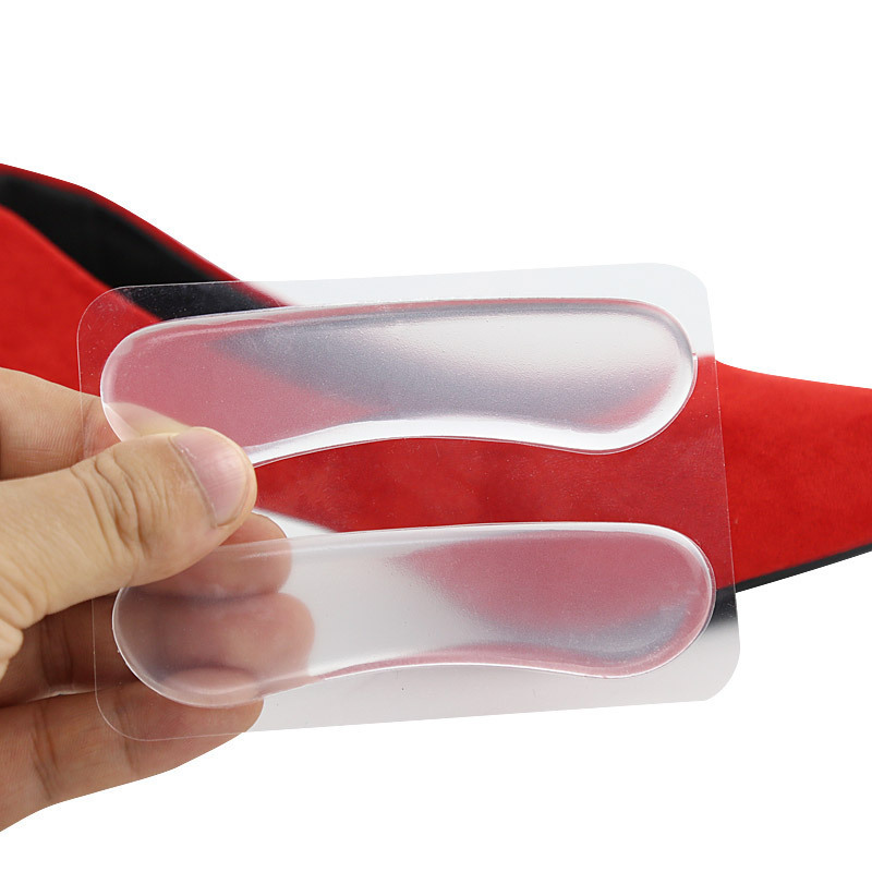 Gel Silicone Heel Grip Liner Shoe Insoles Pads Cushions Paste Stickers,Silicone Nursing Small Round Shoes Heel Stick