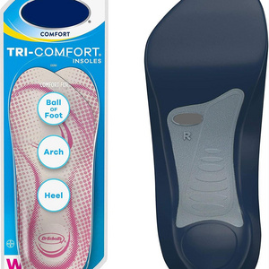 Hot Selling 3/4 Heel Arch Support Removable EVA Sports Orthotic Shoe Insoles  for Painful Heel